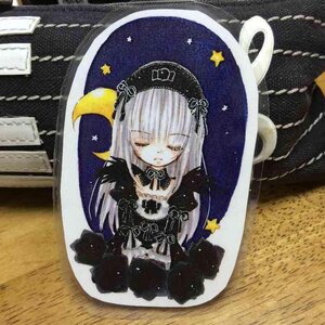 Rating: Safe Score: 0 Tags: 1girl bangs chain closed_eyes closed_mouth cross dress image long_hair marker_(medium) moon photo solo star_(symbol) suigintou traditional_media User: admin