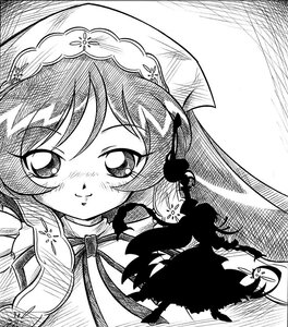 Rating: Safe Score: 0 Tags: 1girl arukime blush commentary_request dress greyscale hat image long_hair looking_at_viewer monochrome ribbon rozen_maiden silhouette simple_background smile solo suiseiseki very_long_hair watering_can white_background User: admin