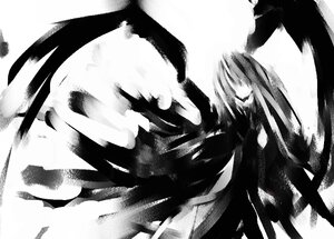 Rating: Safe Score: 0 Tags: 1girl greyscale image monochrome solo suigintou User: admin