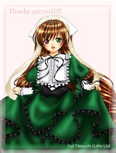 Rating: Safe Score: 0 Tags: 1girl :d brown_hair corset dress frills green_dress green_eyes head_scarf heterochromia image long_hair long_sleeves looking_at_viewer open_mouth red_eyes skirt_hold smile solo suiseiseki twintails very_long_hair User: admin