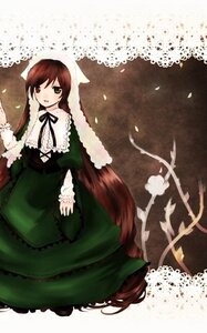 Rating: Safe Score: 0 Tags: 1girl brown_hair dress frills green_dress green_eyes heterochromia image long_hair long_sleeves looking_at_viewer red_eyes solo suiseiseki very_long_hair User: admin