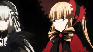 Rating: Safe Score: 0 Tags: 2girls blonde_hair blue_eyes bonnet bow dress drill_hair flower hairband image lolita_fashion long_hair multiple_girls open_mouth pair red_eyes rose shinku silver_hair suigintou twin_drills twintails User: admin