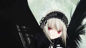 Rating: Safe Score: 0 Tags: 1girl bangs black_ribbon black_wings closed_mouth dress eyebrows_visible_through_hair frills hairband image long_hair looking_at_viewer outdoors red_eyes ribbon silver_hair solo suigintou User: admin