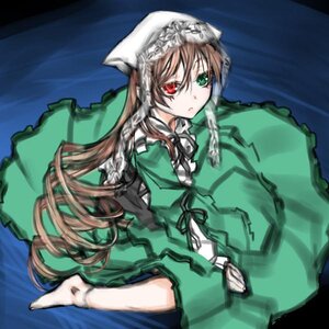 Rating: Safe Score: 0 Tags: 1girl brown_hair dress frills full_body green_dress green_eyes hat head_scarf heterochromia image long_hair long_sleeves looking_at_viewer red_eyes solo standing suiseiseki very_long_hair User: admin