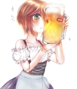 Rating: Safe Score: 0 Tags: 1girl alcohol apron bangs beer_mug blush brown_hair commentary_request copyright_name dirndl german_clothes green_eyes grey_apron grey_skirt heterochromia highres holding image lushuao no_hat no_headwear off-shoulder_shirt off_shoulder open_mouth red_eyes rozen_maiden shiny shiny_hair shirt short_hair simple_background skirt solo souseiseki sparkle sparkle_background standing striped striped_apron striped_shirt swept_bangs underbust vertical-striped_skirt vertical_stripes waist_apron white_background white_shirt User: admin