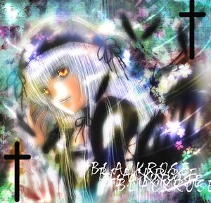 Rating: Safe Score: 0 Tags: 1girl bangs dress eyebrows_visible_through_hair flower image long_hair long_sleeves looking_at_viewer parted_lips silver_hair smile solo suigintou upper_body yellow_eyes User: admin