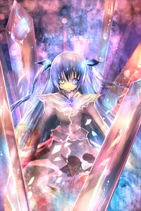 Rating: Safe Score: 0 Tags: 1girl auto_tagged barasuishou bug dress hair_ribbon image insect long_hair looking_at_viewer purple_eyes ribbon solo sword weapon User: admin