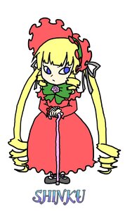 Rating: Safe Score: 0 Tags: 1girl blonde_hair blue_eyes bonnet bow bowtie cup dress drill_hair flower full_body green_bow image long_hair long_sleeves looking_at_viewer shinku shoes simple_background solo standing twintails very_long_hair white_background User: admin