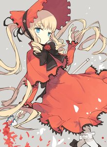 Rating: Safe Score: 0 Tags: 1girl blonde_hair blue_eyes bonnet bow capelet commentary_request cup dress drill_hair flower gyaku_tsubasa image lolita_fashion long_hair long_sleeves looking_at_viewer petals photoshop_(medium) red_dress red_flower rose rozen_maiden shinku solo teacup twin_drills twintails very_long_hair User: admin