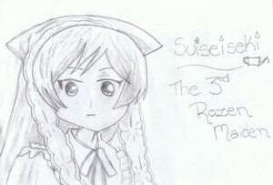 Rating: Safe Score: 0 Tags: 1girl braid face hat image long_hair monochrome solo suiseiseki twin_braids User: admin