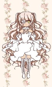 Rating: Safe Score: 0 Tags: 1girl bare_shoulders boots cross-laced_footwear dress eyepatch flower gloves image kirakishou long_hair pink_hair rose smile solo striped two_side_up very_long_hair yellow_eyes User: admin