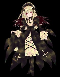 Rating: Safe Score: 0 Tags: 1girl black_footwear blonde_hair boots dress frills full_body hairband image lolita_hairband long_hair long_sleeves looking_at_viewer red_eyes ribbon solo standing suigintou transparent_background User: admin