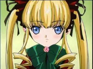 Rating: Safe Score: 0 Tags: 1girl bangs blonde_hair blue_eyes blush bow bowtie drill_hair green_bow image long_hair long_sleeves looking_at_viewer rose shinku sidelocks simple_background solo twintails upper_body User: admin