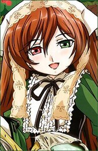 Rating: Safe Score: 0 Tags: 1girl blush brown_hair dress frills green_dress green_eyes head_scarf heterochromia image long_hair long_sleeves open_mouth red_eyes smile solo suiseiseki underwear User: admin
