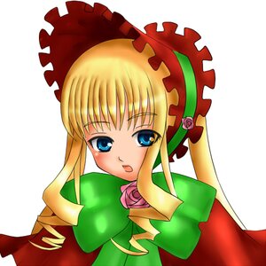 Rating: Safe Score: 0 Tags: 1girl auto_tagged blonde_hair blue_eyes blush bonnet bow bowtie dress drill_hair flower image long_hair long_sleeves looking_at_viewer open_mouth pink_flower pink_rose red_dress rose shinku sidelocks simple_background solo twintails white_background User: admin