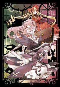 Rating: Safe Score: 0 Tags: 3girls auto_tagged black_wings blonde_hair bow cross dress flower hairband image long_hair multiple multiple_girls pink_hair red_eyes rose silver_hair suigintou tagme very_long_hair wings yellow_eyes User: admin