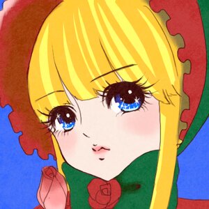 Rating: Safe Score: 0 Tags: 1girl blonde_hair blue_eyes bonnet close-up flower hat image looking_at_viewer pink_rose portrait red_flower red_rose rose shinku solo yellow_rose User: admin