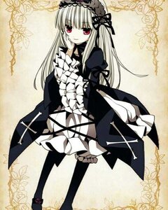 Rating: Safe Score: 0 Tags: 1girl dress flower frills hairband image long_hair long_sleeves looking_at_viewer red_eyes rose smile solo suigintou wide_sleeves wings User: admin