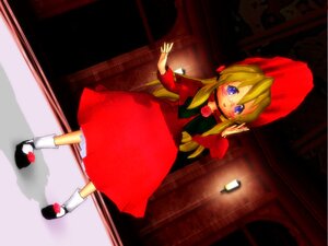 Rating: Safe Score: 0 Tags: 1girl blonde_hair dress full_body glasses hat image long_hair long_sleeves looking_at_viewer mary_janes red_dress rose shinku shoes socks solo standing User: admin