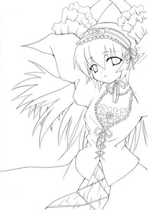 Rating: Safe Score: 0 Tags: 1girl arms_up bangs dress eyebrows_visible_through_hair frills greyscale hairband image lolita_hairband long_hair long_sleeves looking_at_viewer monochrome naruse_mamoru ribbon rozen_maiden simple_background solo suigintou very_long_hair white_background wings User: admin