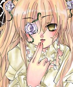 Rating: Safe Score: 0 Tags: 1girl blonde_hair flower image kirakishou long_hair long_sleeves pink_rose rose solo thorns upper_body white_flower white_rose yellow_rose User: admin