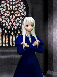 Rating: Safe Score: 0 Tags: 1girl albino bangs blue_dress closed_mouth dress flower image long_hair long_sleeves looking_at_viewer nail_polish nun red_eyes solo standing suigintou white_hair User: admin