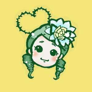 Rating: Safe Score: 0 Tags: 1girl antennae blush flower green_eyes green_hair hair_flower hair_ornament image kanaria plant simple_background solo vines yellow_background User: admin