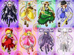 Rating: Safe Score: 0 Tags: 6+girls blonde_hair blue_eyes bonnet boots bow brown_hair dress drill_hair eyepatch flower frills green_eyes hairband hat heterochromia hina_ichigo image kanaria long_hair multiple multiple_girls pantyhose red_eyes shinku short_hair siblings silver_hair sisters smile souseiseki suigintou suiseiseki tagme twintails very_long_hair wings yellow_eyes User: admin