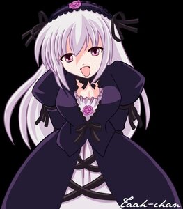 Rating: Safe Score: 0 Tags: 1girl :d detached_collar dress frills hairband image long_hair long_sleeves looking_at_viewer open_mouth pink_eyes silver_hair simple_background smile solo suigintou wings User: admin