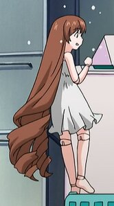 Rating: Safe Score: 0 Tags: 1girl bandaged_leg bandages bandaid bandaid_on_knee brown_hair doll_joints dress full_body image indoors joints long_hair profile solo standing suiseiseki very_long_hair white_dress User: admin