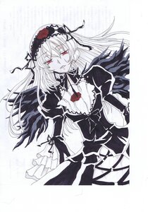 Rating: Safe Score: 0 Tags: 1girl dress flower frills hairband image juliet_sleeves long_hair long_sleeves looking_at_viewer puffy_sleeves red_eyes ribbon rose solo suigintou wings User: admin