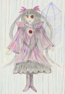 Rating: Safe Score: 0 Tags: 1girl barasuishou boots full_body high_heels image long_hair sketch solo traditional_media very_long_hair watercolor_(medium) User: admin