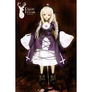 Rating: Safe Score: 0 Tags: 1girl bangs black_footwear blonde_hair blue_eyes boots doll dress flower frills full_body long_hair long_sleeves rose solo standing suigintou User: admin