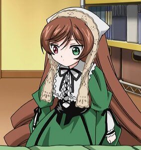 Rating: Safe Score: 0 Tags: 1girl black_ribbon brown_hair dress frills green_dress green_eyes head_scarf heterochromia image long_hair long_sleeves looking_at_viewer red_eyes ribbon sitting solo suiseiseki twintails very_long_hair User: admin