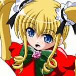 Rating: Safe Score: 0 Tags: 1girl blonde_hair blue_eyes drill_hair full_body image long_hair long_sleeves looking_at_viewer shinku sidelocks simple_background solo twin_drills twintails User: admin