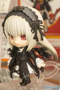 Rating: Safe Score: 0 Tags: 1girl black_dress blurry blurry_background chibi depth_of_field doll dress figure frilled_sleeves frills gothic_lolita hairband lolita_fashion long_hair long_sleeves looking_at_viewer photo red_eyes solo standing suigintou wings User: admin