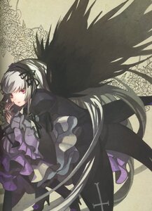 Rating: Safe Score: 0 Tags: 1girl absurdres albino black_wings dress flower frilled_sleeves frills hairband high_heels highres image lolita_fashion long_hair long_sleeves looking_at_viewer pink_eyes ribbon rose rozen_maiden scan shoes silver_hair solo suigintou very_long_hair wada_arco white_hair wings User: admin