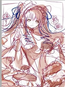 Rating: Safe Score: 0 Tags: 1girl dress flower frills hairband image long_hair long_sleeves looking_at_viewer ribbon rose shinku sketch solo suigintou very_long_hair User: admin