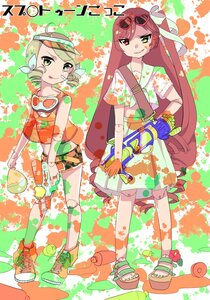 Rating: Safe Score: 0 Tags: 2girls :p :q auto_tagged bandaid goggles green_eyes image kanaria long_hair multiple_girls paint paint_splatter pair red_hair short_hair suiseiseki sunglasses super_soaker tongue tongue_out User: admin