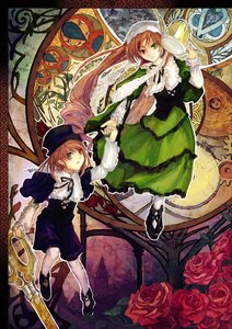 Rating: Safe Score: 0 Tags: 1boy 1girl brown_hair dress flower green_dress green_eyes hat heterochromia image long_hair long_sleeves pair red_eyes red_flower red_rose rose short_hair siblings sisters souseiseki suiseiseki top_hat twins twintails very_long_hair watering_can User: admin