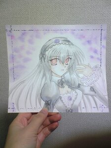 Rating: Safe Score: 0 Tags: 1girl detached_collar dress flower frilled_sleeves frills hairband image juliet_sleeves long_hair long_sleeves looking_at_viewer photo puffy_sleeves red_eyes rose simple_background solo suigintou traditional_media upper_body wings User: admin