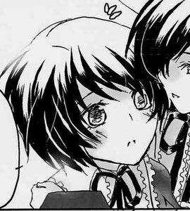 Rating: Safe Score: 0 Tags: 1boy 1girl blush bow frills greyscale image monochrome solo souseiseki User: admin