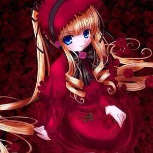 Rating: Safe Score: 0 Tags: 1girl blonde_hair blue_eyes bonnet bow bowtie dress drill_hair flower hat image long_hair long_sleeves looking_at_viewer pink_rose red_dress rose shinku sitting solo twin_drills twintails very_long_hair User: admin