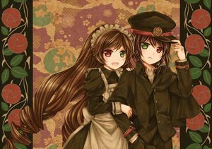 Rating: Safe Score: 0 Tags: 2girls apple apron brown_hair dress food fruit green_eyes hat heterochromia image long_hair long_sleeves multiple_girls open_mouth pair red_eyes short_hair siblings sisters smile souseiseki suiseiseki tomato twins very_long_hair User: admin