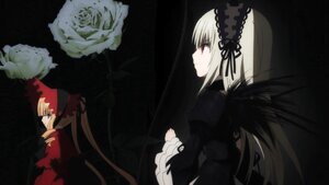 Rating: Safe Score: 0 Tags: 2girls black_dress black_wings blonde_hair doll dress expressionless flower frills hairband image juliet_sleeves long_hair long_sleeves multiple_girls pair profile red_eyes ribbon rose shinku silver_hair suigintou very_long_hair wings User: admin