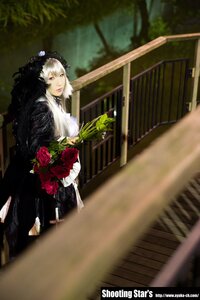 Rating: Safe Score: 0 Tags: 1girl bouquet dress flower long_hair red_flower red_rose rose solo suigintou User: admin