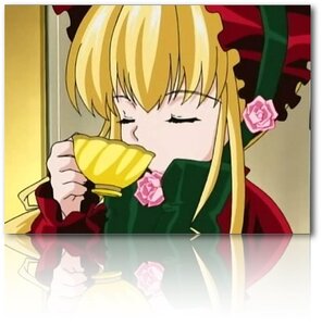 Rating: Safe Score: 0 Tags: 1girl blonde_hair bonnet closed_eyes cup drinking flower hat image in_box in_container pink_flower pink_rose rose shinku solo teacup User: admin