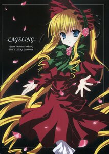 Rating: Safe Score: 0 Tags: 1girl blonde_hair blue_eyes bow bowtie dress flower green_bow image long_hair long_sleeves looking_at_viewer outstretched_hand pantyhose petals pink_flower pink_rose red_dress rose rose_petals shinku solo twintails very_long_hair User: admin