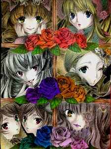 Rating: Safe Score: 0 Tags: 6+girls blonde_hair blue_eyes blue_flower blue_rose brown_hair flower green_eyes hat heterochromia hina_ichigo image long_hair multiple multiple_girls orange_flower pink_flower pink_rose purple_flower purple_rose red_eyes red_flower red_rose rose shinku short_hair smile souseiseki suigintou suiseiseki tagme thorns twintails white_rose yellow_flower yellow_rose User: admin