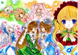 Rating: Safe Score: 0 Tags: 6+girls blonde_hair blue_dress blue_eyes bow brown_hair dress flower frills green_dress green_eyes hat heterochromia hina_ichigo image kanaria long_hair long_sleeves multiple multiple_girls pink_bow pink_hair red_eyes rose shinku short_hair silver_hair smile souseiseki suigintou suiseiseki tagme top_hat twintails very_long_hair wings User: admin